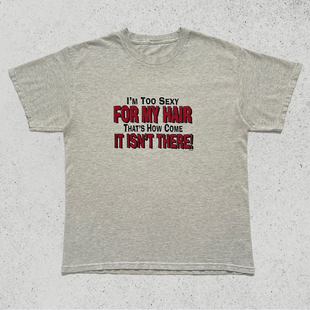 Vintage 1990s Novelty Funny Saying Graphic T Shirt